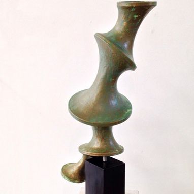 Custom Made Bronze Passage #1 Contemporary Sculpture Industrial Bronze Fiberglass Art