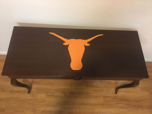 Custom Made Texas Longhorn Desk