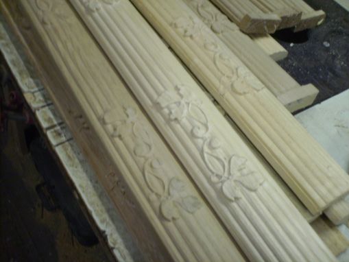Custom Made Carved Beaded Molding