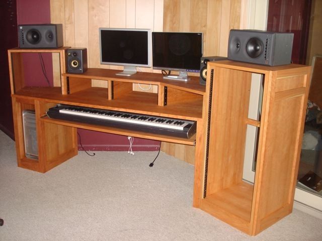 Home Music Studio Desk Ideas - Hostgarcia  17 Best Images About Diy Music Production Desk Ideas On