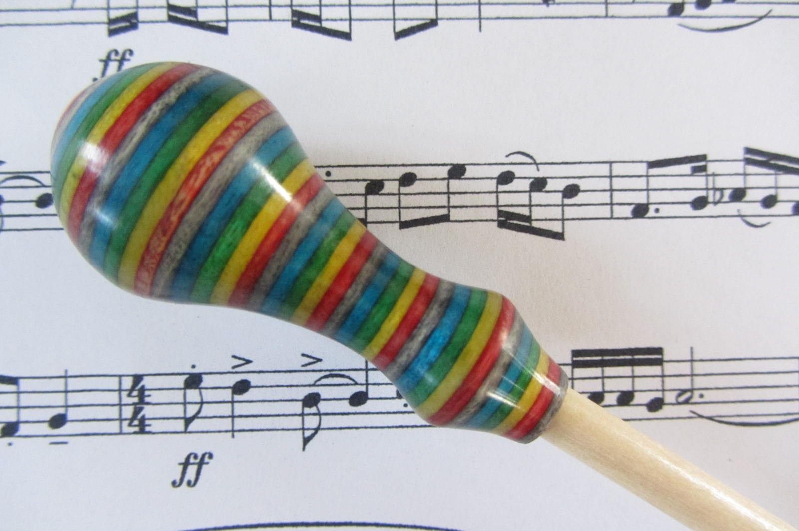Custom Made Music Conductors Baton Handmade Spectra Ply Handle And