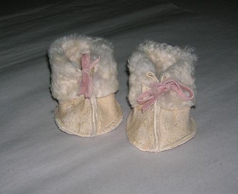 Custom Made Baby-Infant Booties Wool