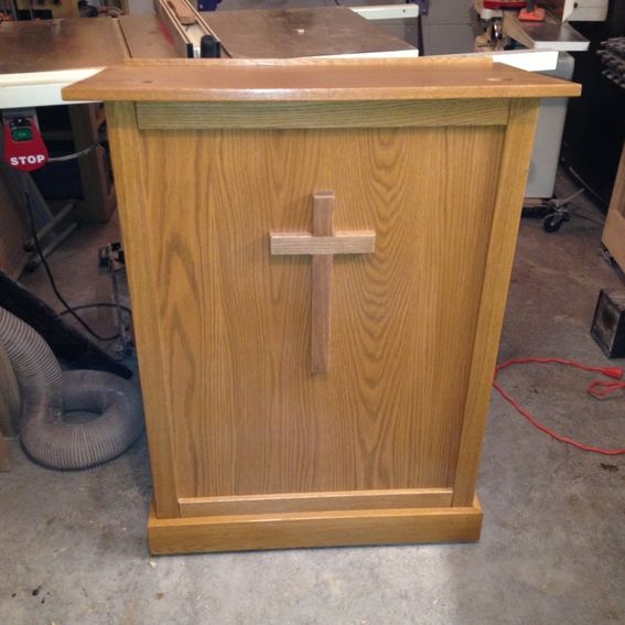 Handmade A Church Communion Table And Pulpit by Tom's Handcrafted ...