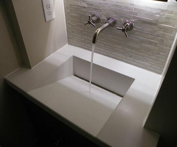 ramp style bathroom sinks