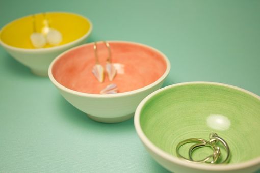 Custom Made Ring Bowl : Small Porcelain Ring Dish
