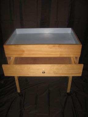 Custom Made Basic Sand Tray With Added Storage Drawer