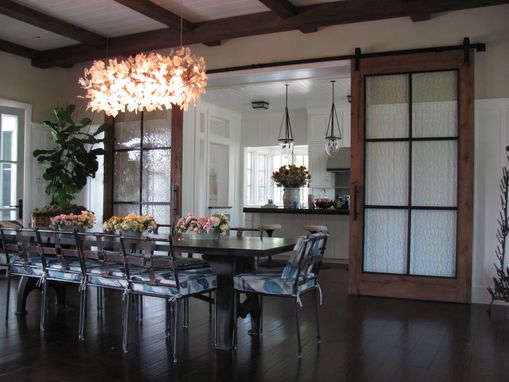 Custom Made Track Doors For Wine Country Estate