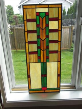 Custom Made Stained Glass Sidelight