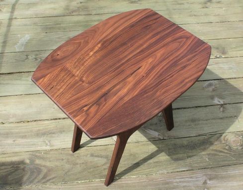 Custom Made Marcus Danish Side Table In Walnut