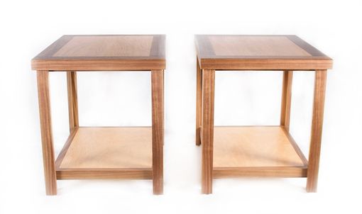 Custom Made Wood End Table