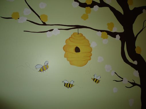 Custom Made Honey Bee Mural