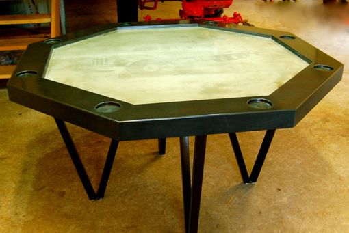 Custom Made Concrete Poker Table