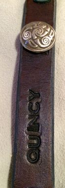 Custom Made Leather I.D. Bracelets