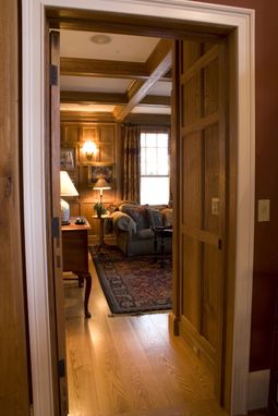 Hand Made Quartered Oak Paneled Study by Albert S. Grant 