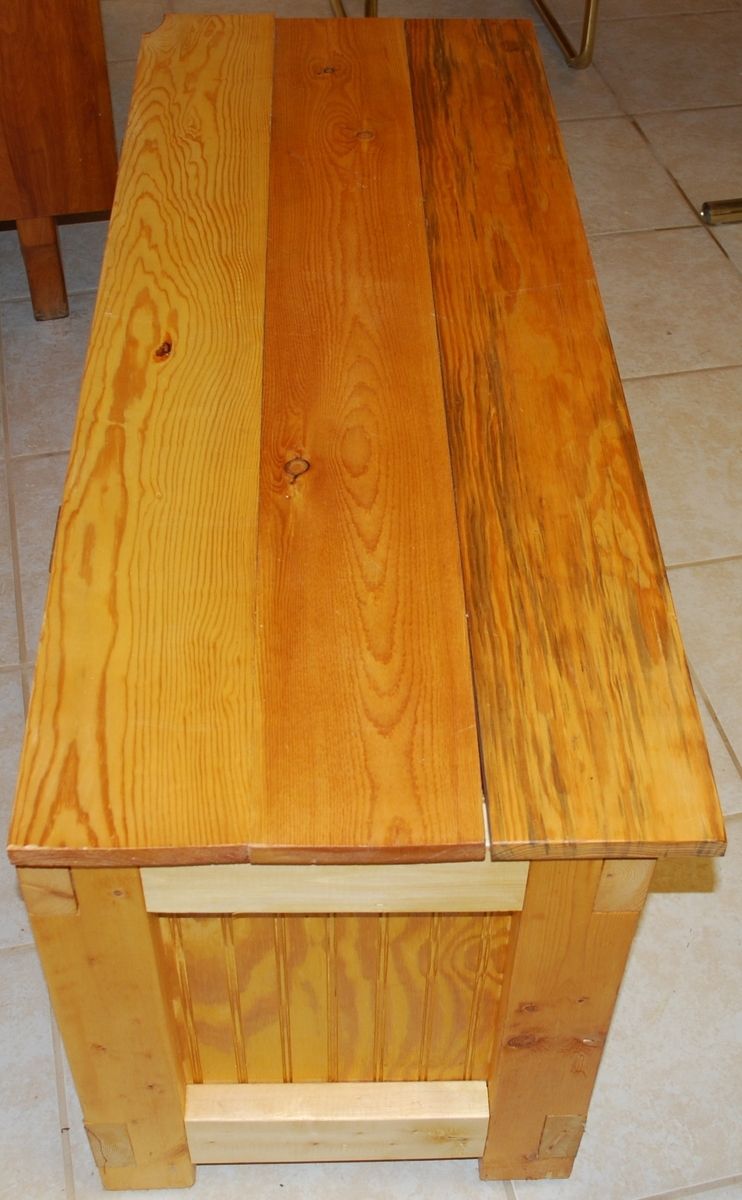 Hand Crafted Toy, Blanket Chest On Casters by Maury's Woodworking