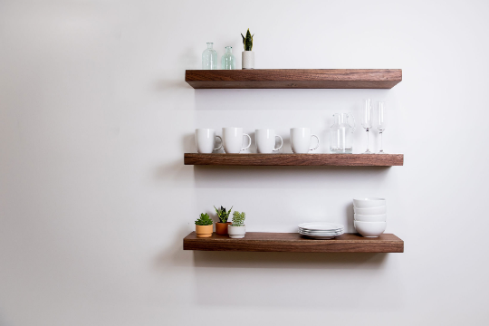 Handcrafted Oak Wall Shelf/Custom Size/Made to Order 