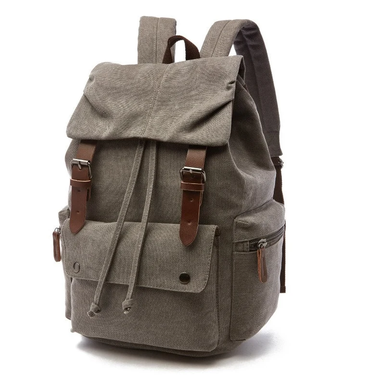 Custom Made Cotton Backpack For Women, Elegant, Unisex, Foldable Backpack, Travel Backpack