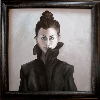 Custom Made Lena (Bitter Child Of Light)-Acrylic On Canvas, Framed