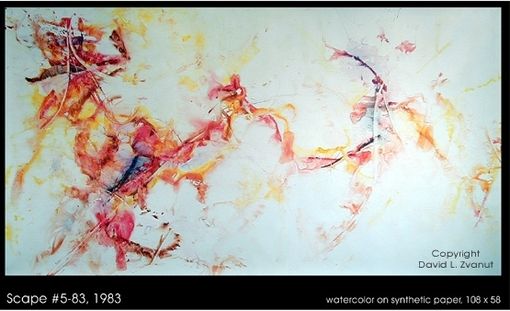Custom Made Large Scale Abstract Watercolors
