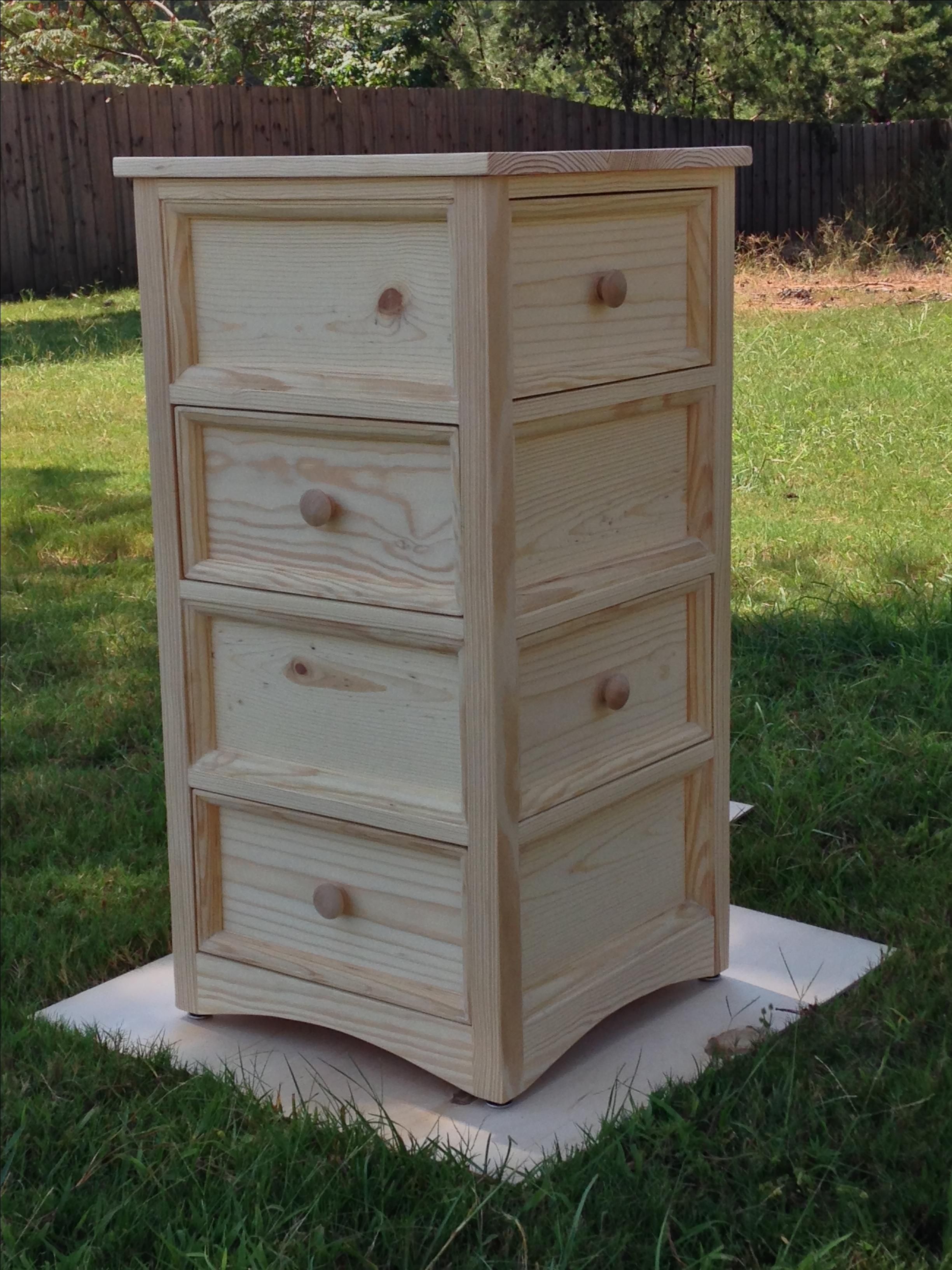 Custom Made Corner Chest Of Drawers by One21 Rustic Works | CustomMade.com