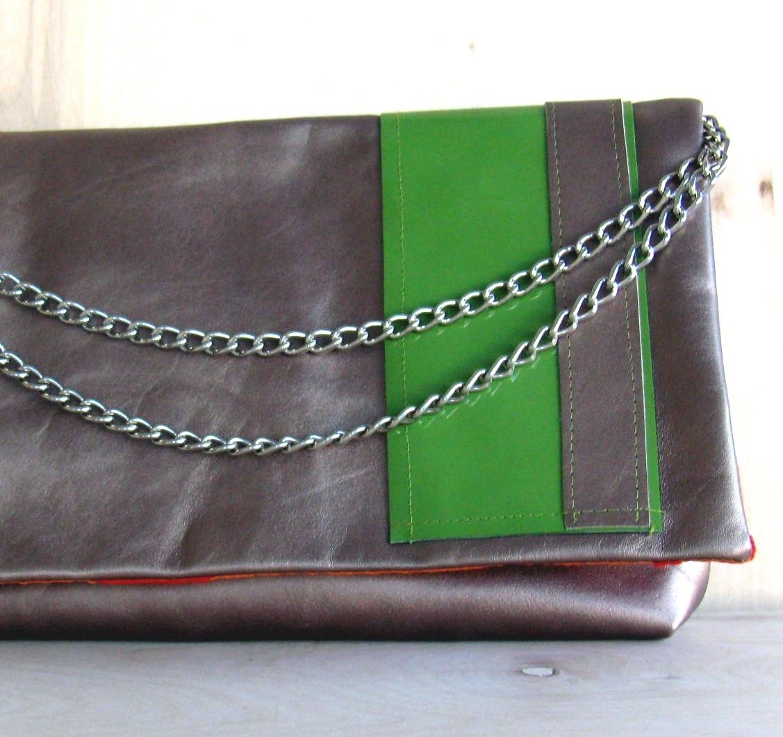 Custom Purse, Soft Leather Clutch by Big Bad Collars | 0