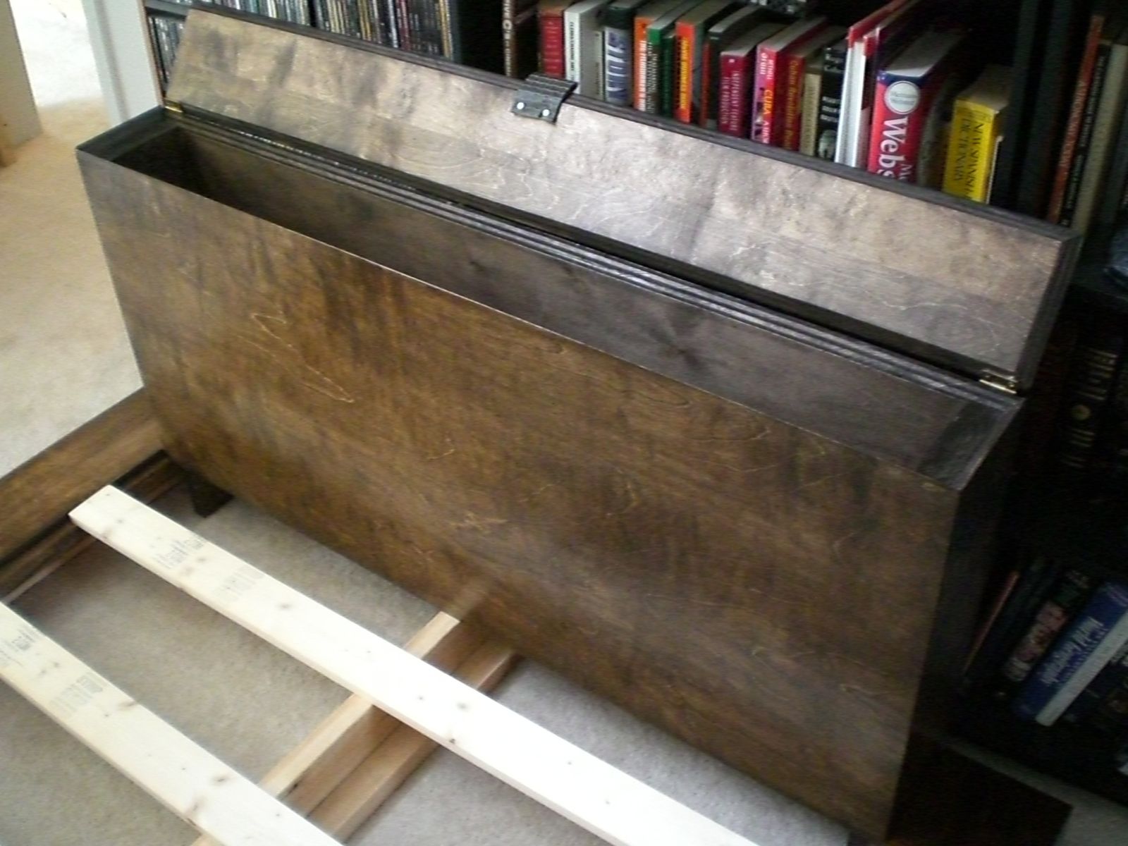 Handmade Oak Platform Bed by Scott Design Woodworx LLC