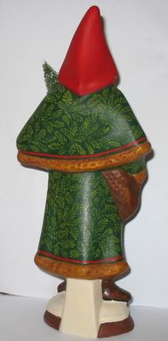 Custom Made German Belsnickle Santa Handcrafted From An Antique Chocolate Mold