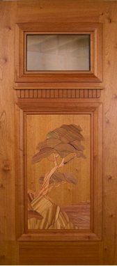 Custom Made Light Breeze Door With Artwork