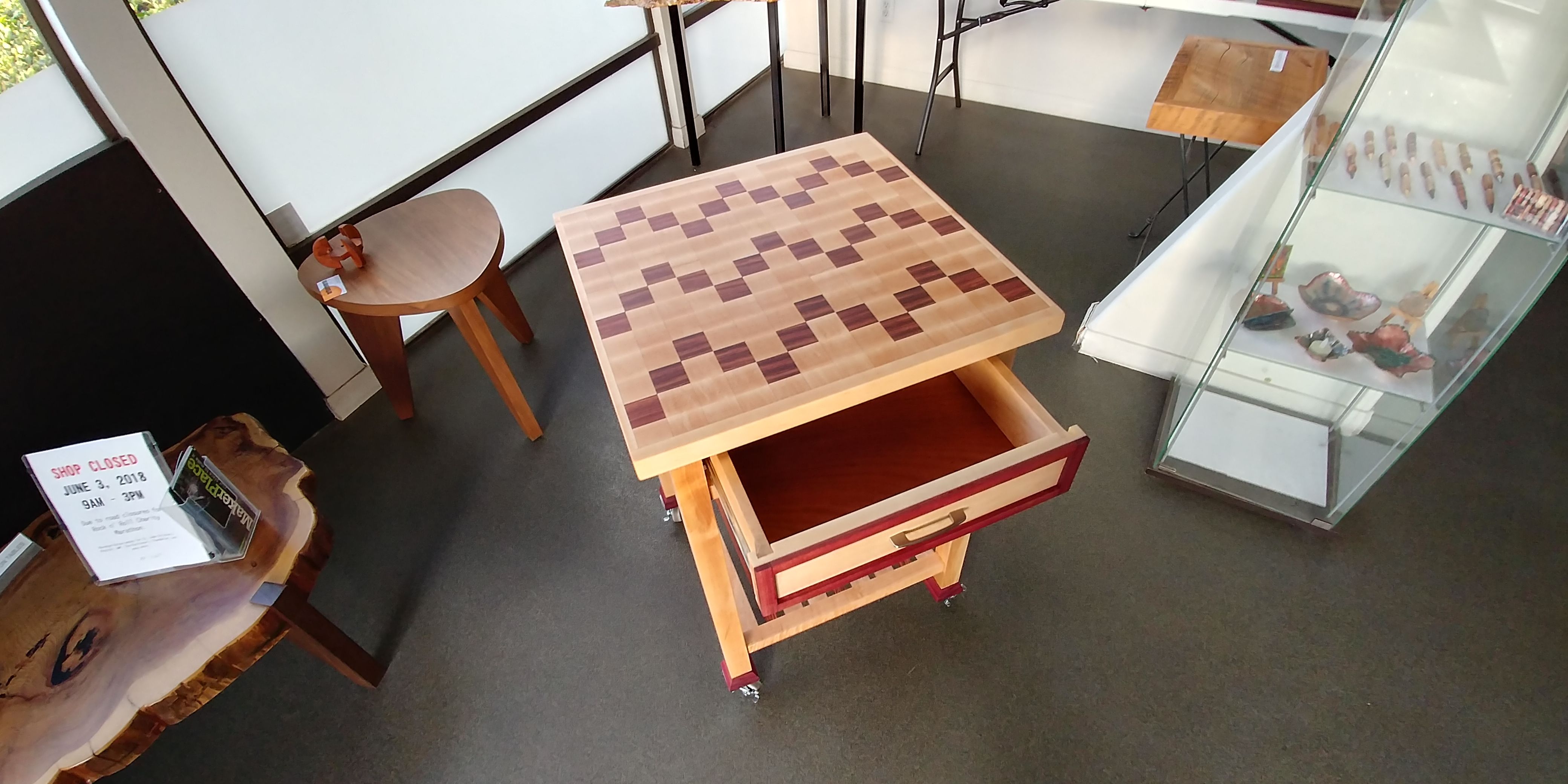 Custom Antikea Rolling Kitchen Island In Maple Birch Bubinga And   529705ee87a6c3b 20180525 191112 Hdr 