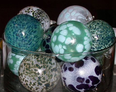 Custom Made Blown Glass Ornaments