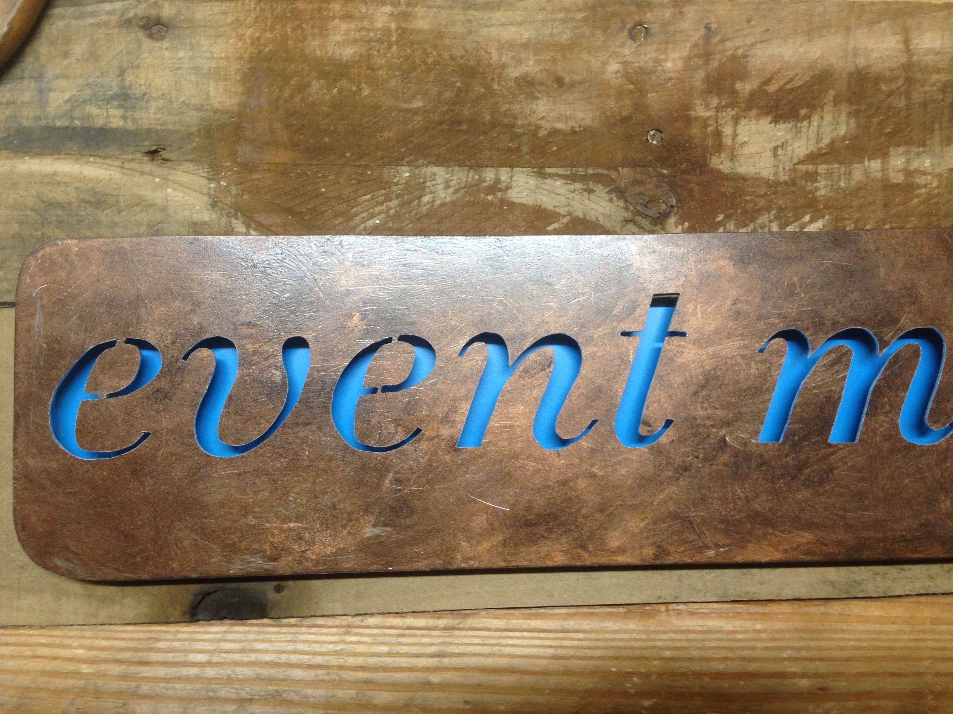 Custom Made Rustic Business Sign by SantaCruz Designs