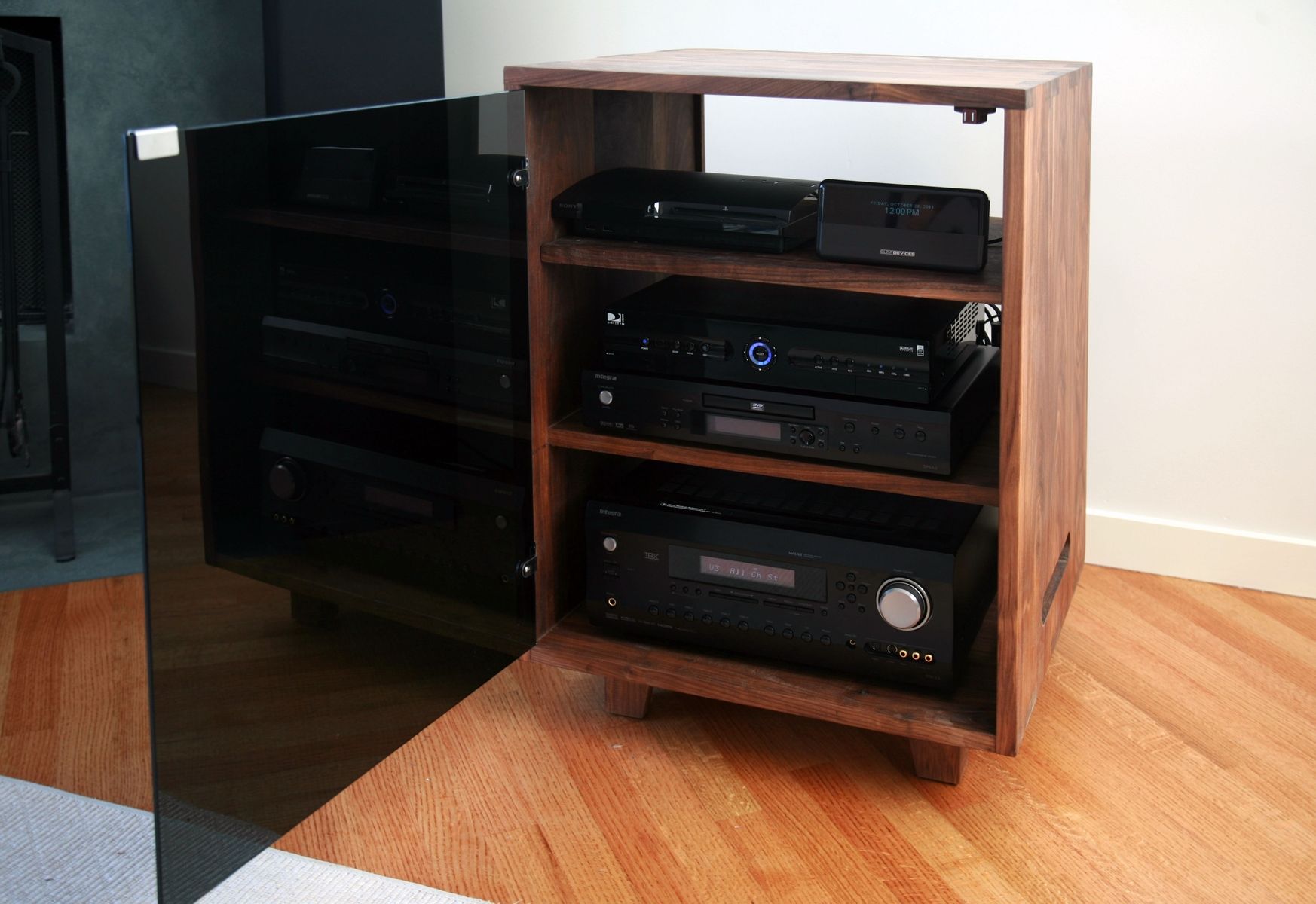 Custom Made Stereo Cabinet By Cress Carpentry Custommade Com