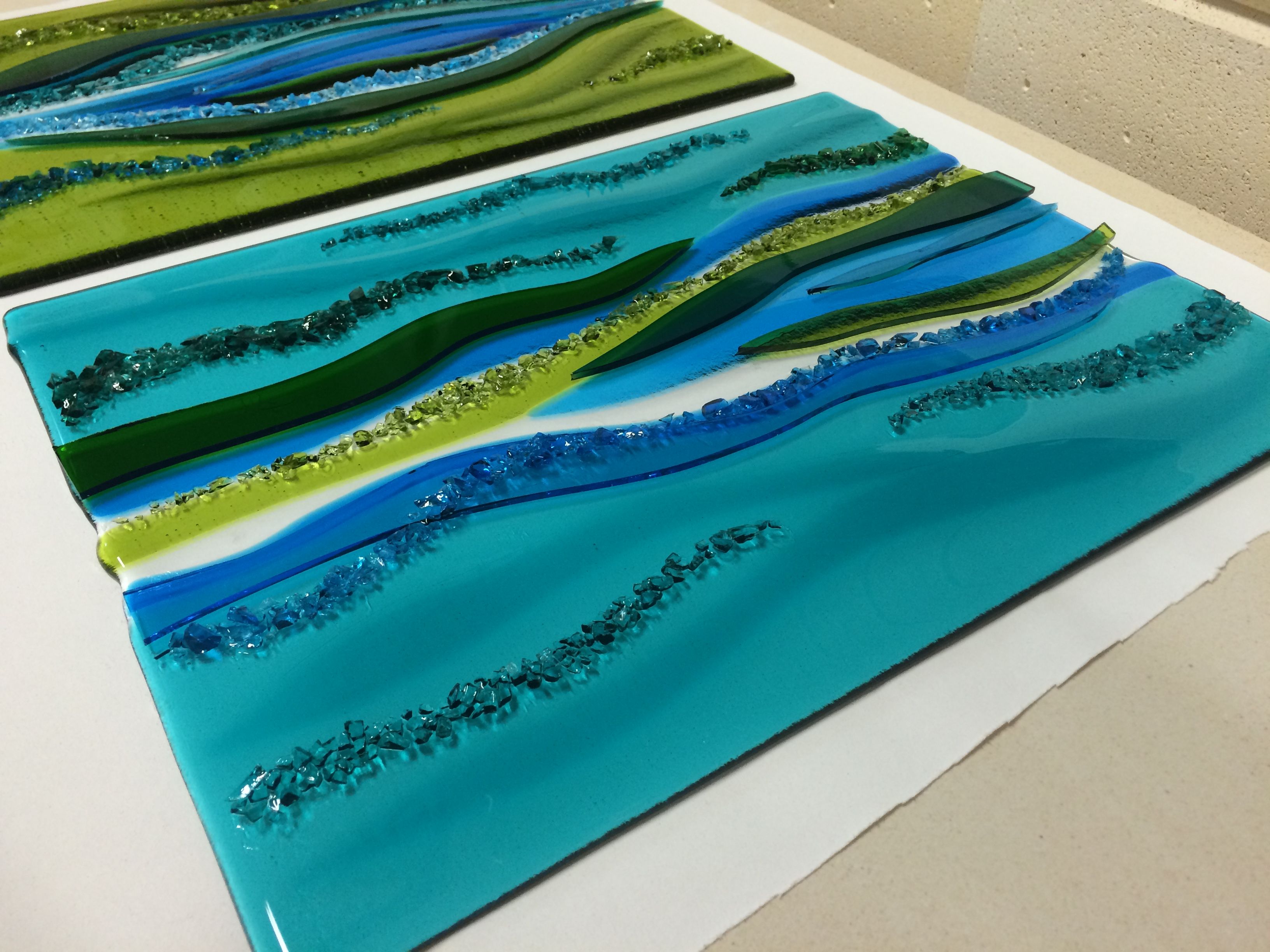 Hand Crafted Custom Fused Glass Panels by J.M. Fusions LLC