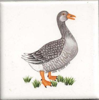 Custom Made Goose Tile