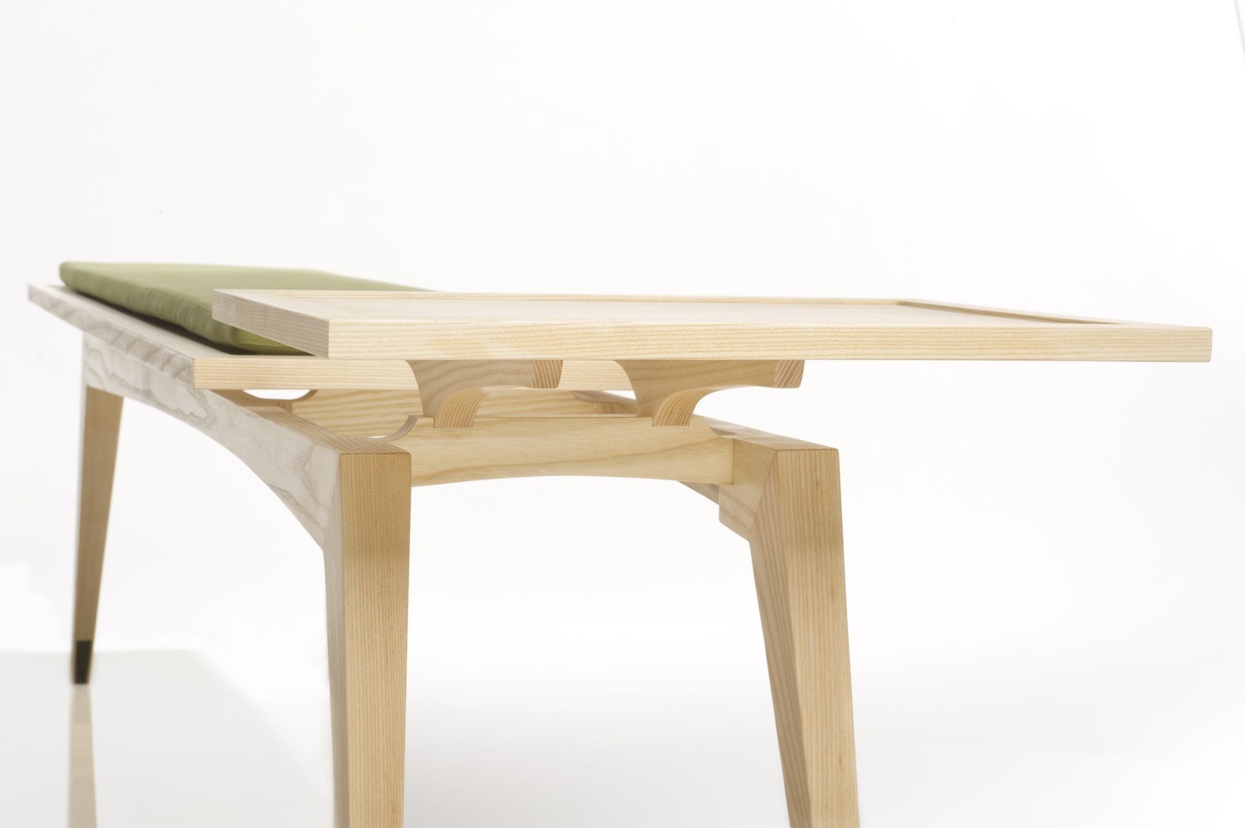 Handmade Addison Bench Mid Century Modern Bench And Side Table by