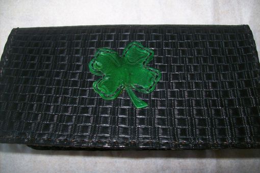 Custom Made Leather Checkbook Cover