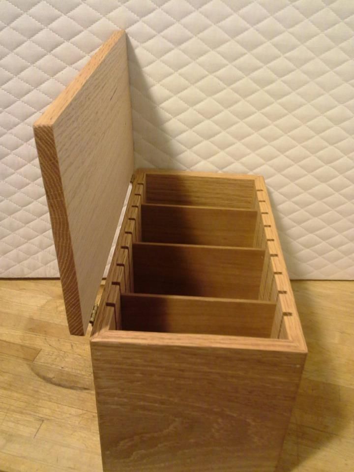 Custom Made Wooden Organizer Box by Emerald City Crafts