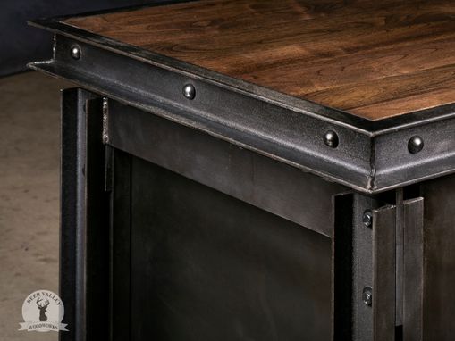 The Reagan Walnut Executive Desk, Stained Finish | Deer Valley Woodworks