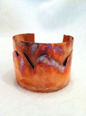 Custom Made Hand Hammered Copper Bracelet