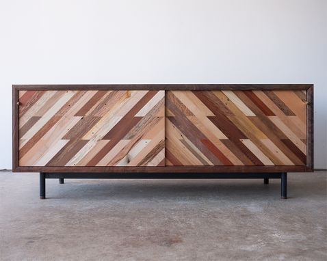 Custom Made Patterned Low Media Console