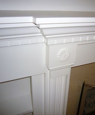Custom Made Fireplace Mantels And Built-In Bookcases