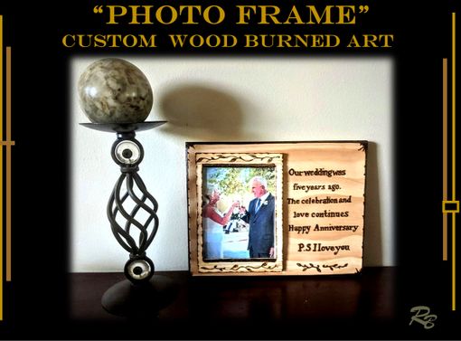 Custom Made Custom, Photo Frame, Picture Frame, Wood Anniversary Gift, Couples Gift