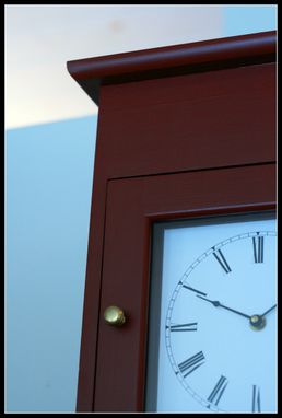 Custom Made Shaker Tall Clock, Painted