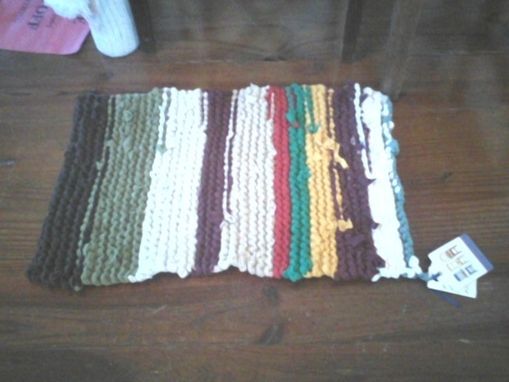 Custom Made Knit T-Shirt Rag Rug