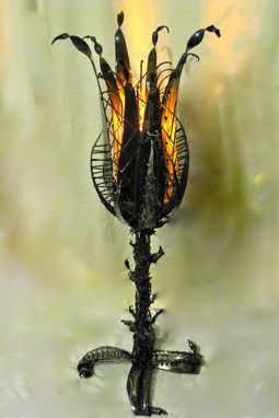 Custom Made Flower Lamp