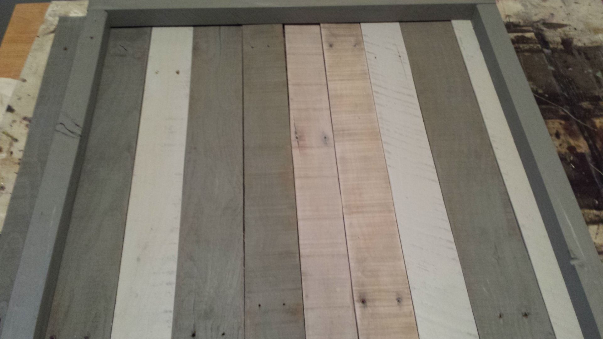 Custom Made Reclaimed Wood Ottoman Tray by Reformed Wood