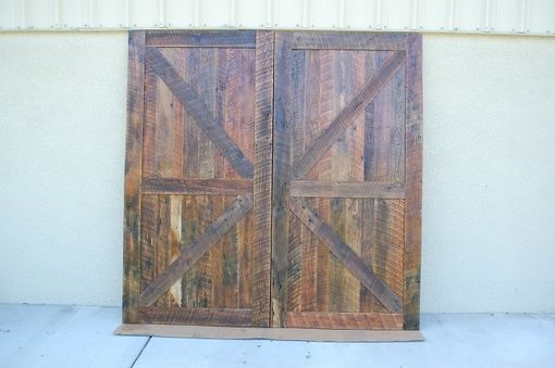 Custom Made Barn Doors Made From Reclaimed Lumber