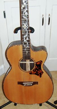Custom Made Hawkins Om Cutaway Guitar