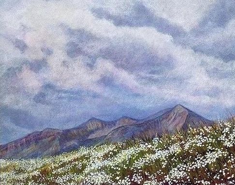 Custom Made Crested Butte Summer (Mountain Landscape) - Matted Fine Art Print On Paper (8