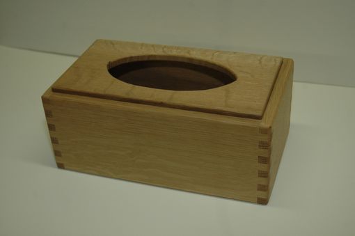 Custom Made Quartersawn Oak Tissue Box Cover